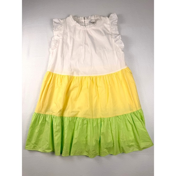 HYFVE Dresses & Skirts - Hyfve Coquette Coastal Babydoll Tiered Cotton Midi Dress Sundress Large